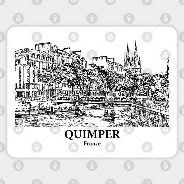 Quimper - France Sticker by Lakeric